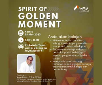 Pelatihan karyawan "spirit of golden moment"